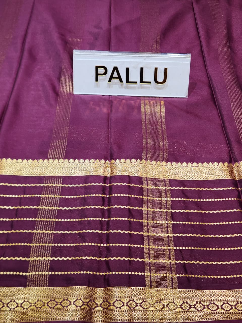 Semi Mysore Silk Saree.