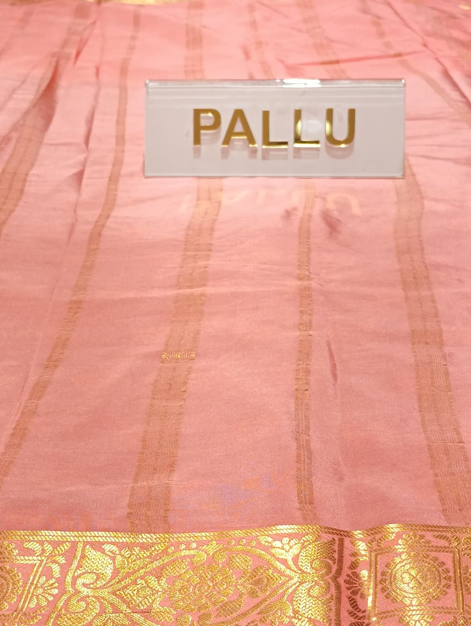 Semi Mysore Silk Saree.