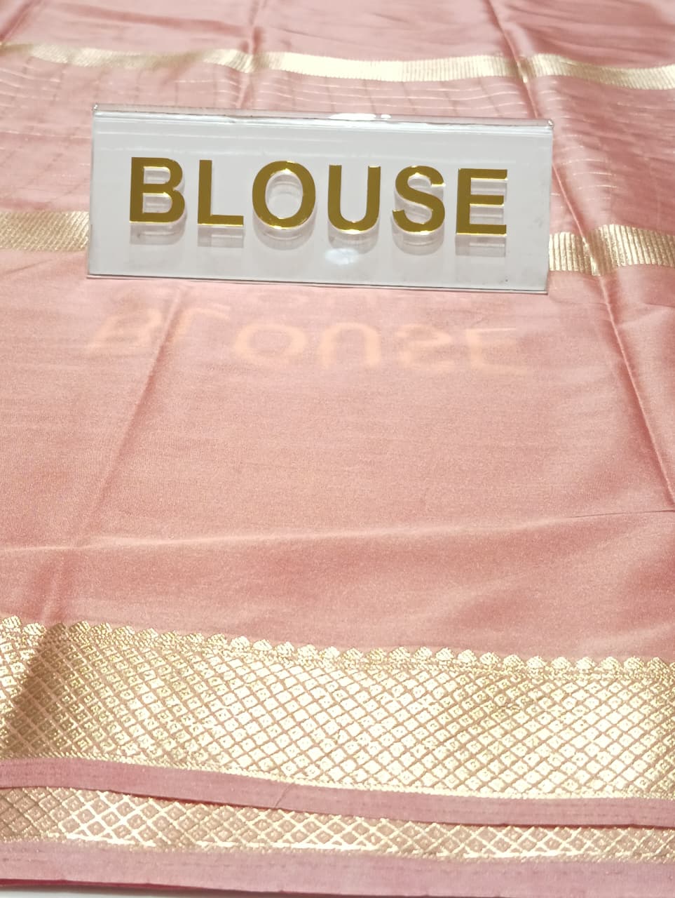 Semi Mysore Silk Saree.
