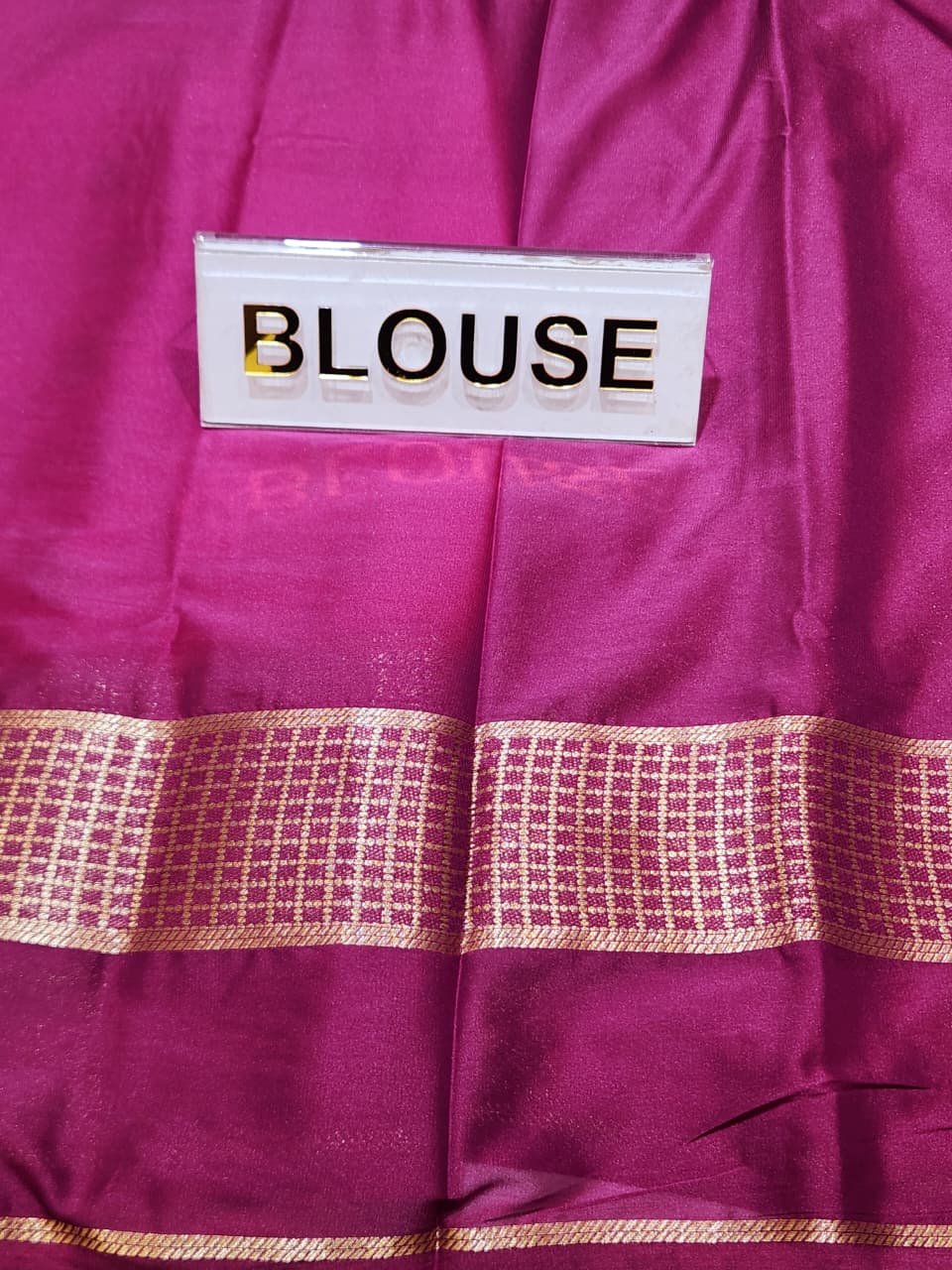 Semi Mysore Silk Saree.