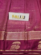 Semi Mysore Silk Saree.