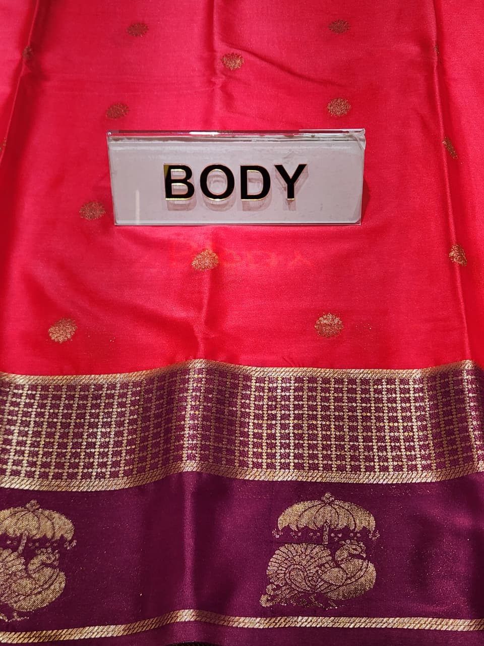 Semi Mysore Silk Saree.