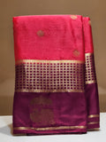 Semi Mysore Silk Saree.