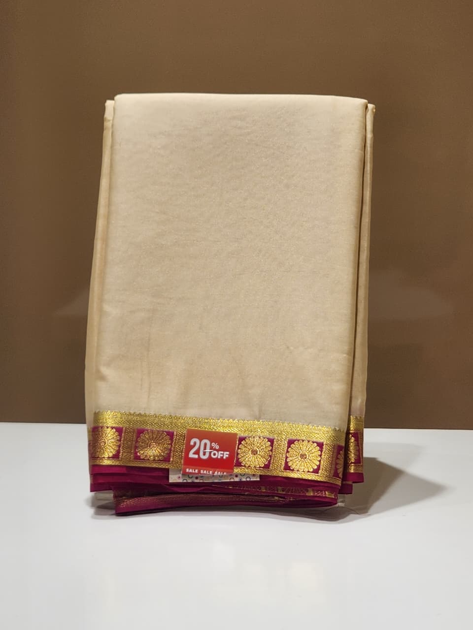 Semi Mysore Silk Saree.
