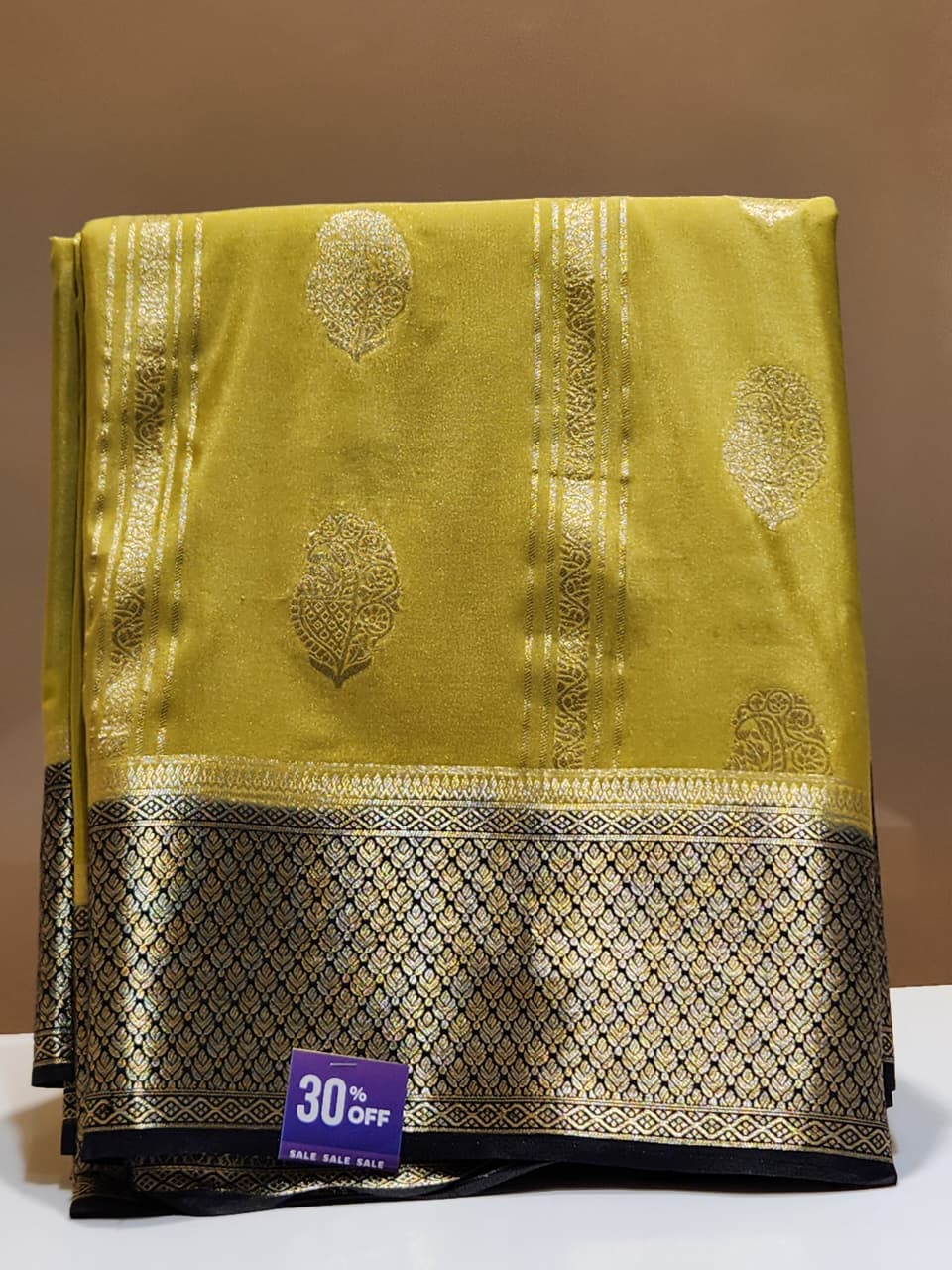 Semi Mysore Silk Saree.