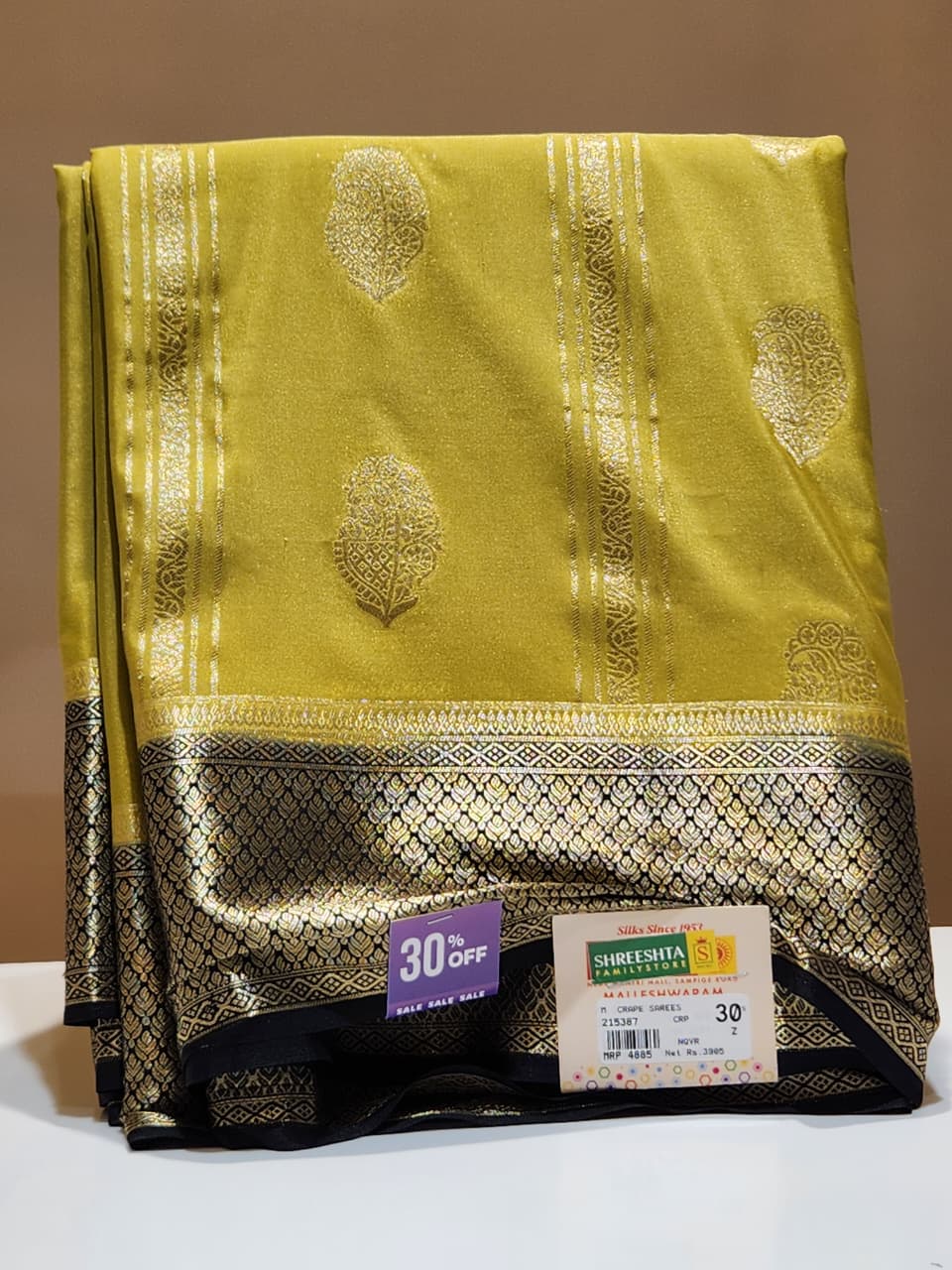 Semi Mysore Silk Saree.