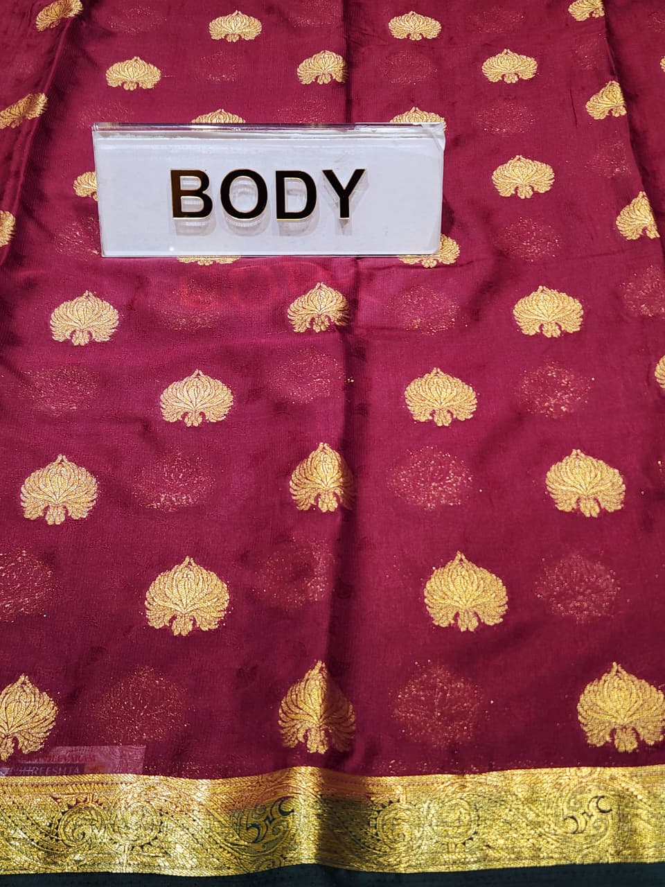Semi Mysore Silk Saree.
