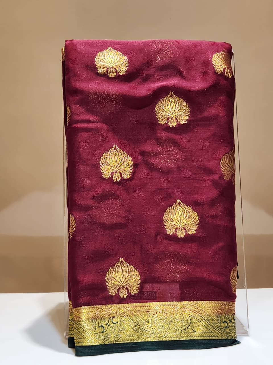 Semi Mysore Silk Saree.