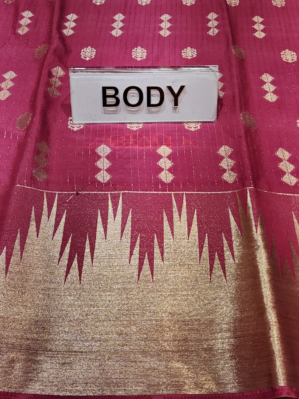 Semi Mysore Silk Saree.