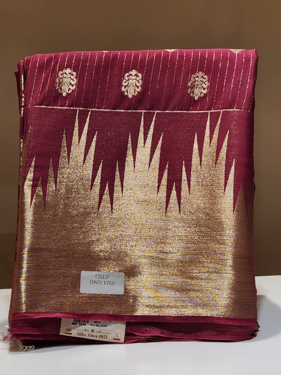 Semi Mysore Silk Saree.