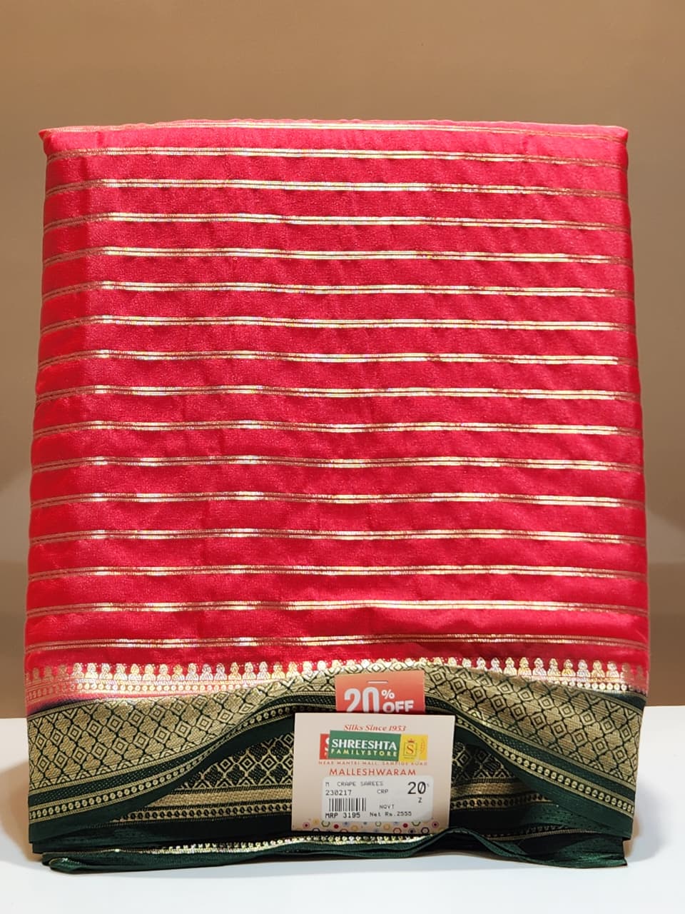 Semi Mysore Silk Saree.