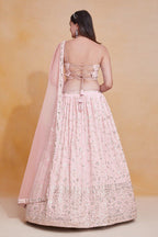 Latest Semi Stitched GeorgetteLehenga Choli With Dupatta.