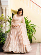 Latest Semi Stitched GeorgetteLehenga Choli With Dupatta.