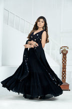 Latest Semi Stitched GeorgetteLehenga Choli With Dupatta.