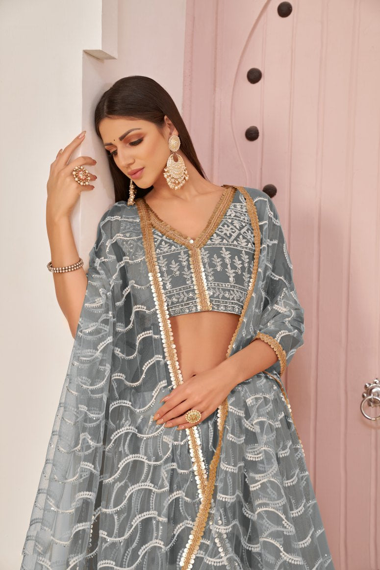 Latest Semi Stitched Lehenga Choli With Dupatta.