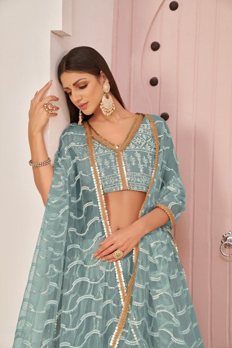 Latest Semi Stitched Lehenga Choli With Dupatta.