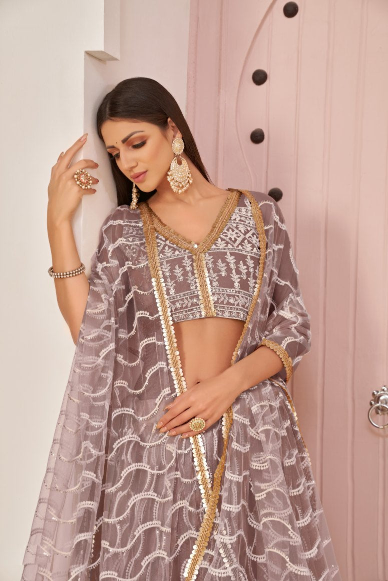 Latest Semi Stitched Lehenga Choli With Dupatta.