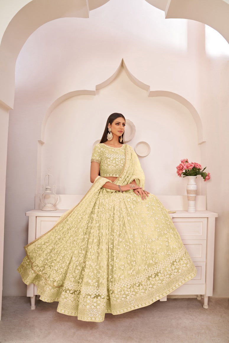 Latest Semi Stitched Lehenga Choli With Dupatta.