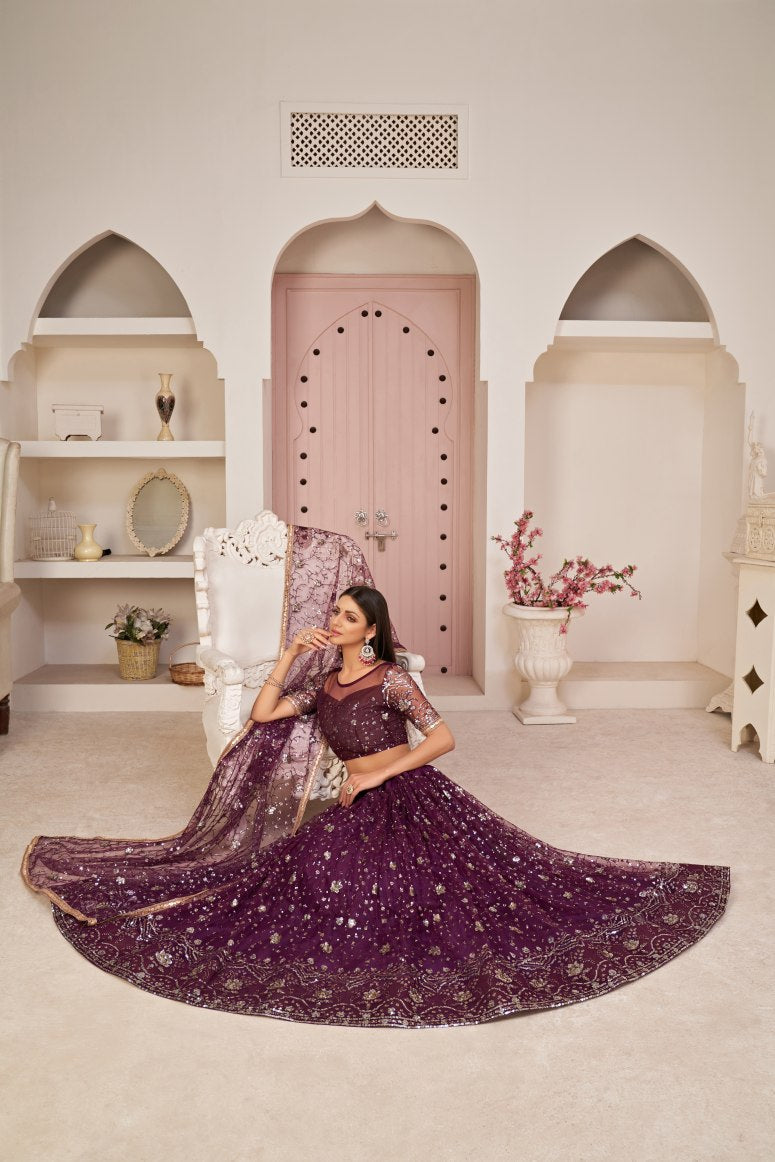 Latest Semi Stitched Lehenga Choli With Dupatta.