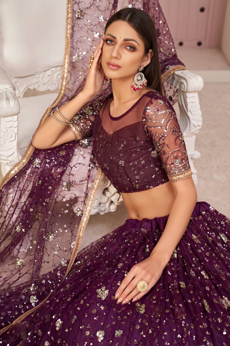 Latest Semi Stitched Lehenga Choli With Dupatta.