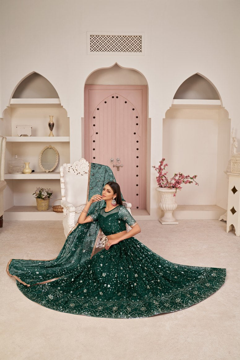 Latest Semi Stitched Lehenga Choli With Dupatta.
