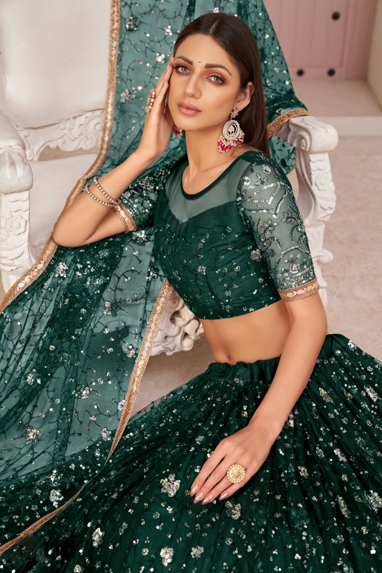 Latest Semi Stitched Lehenga Choli With Dupatta.