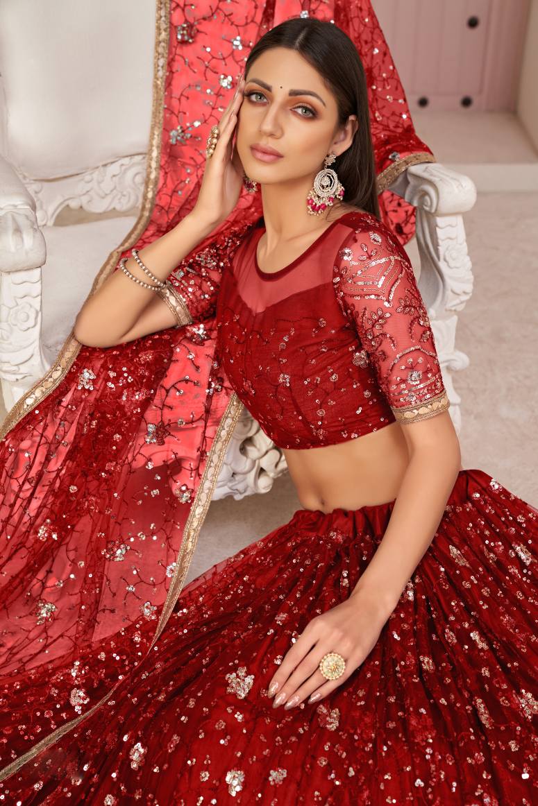 Latest Semi Stitched Lehenga Choli With Dupatta.