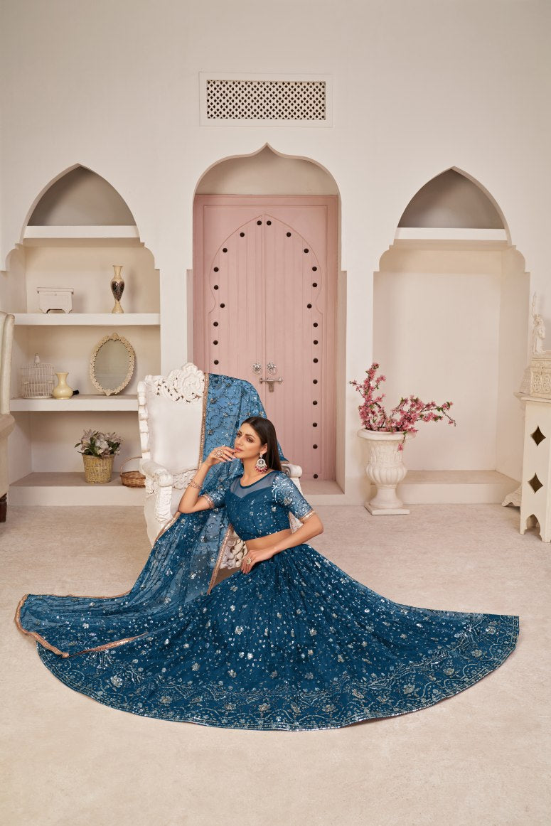 Latest Semi Stitched Lehenga Choli With Dupatta.