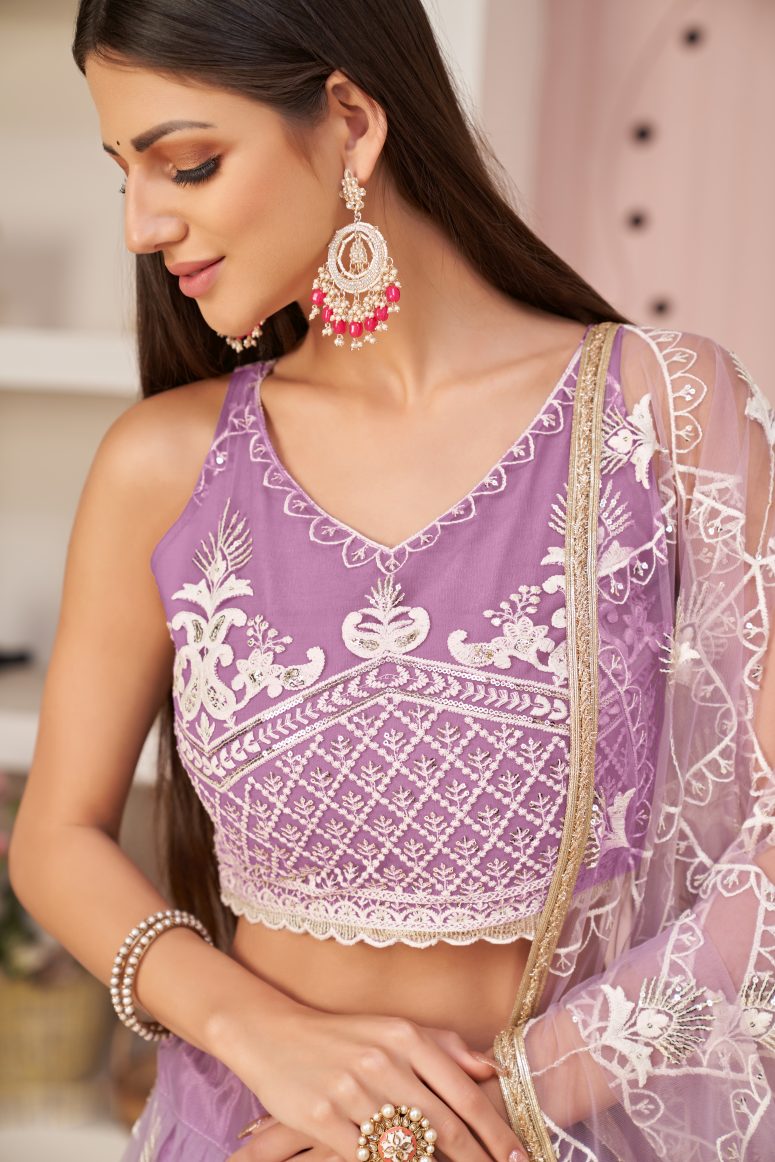 Latest Semi Stitched Lehenga Choli With Dupatta.