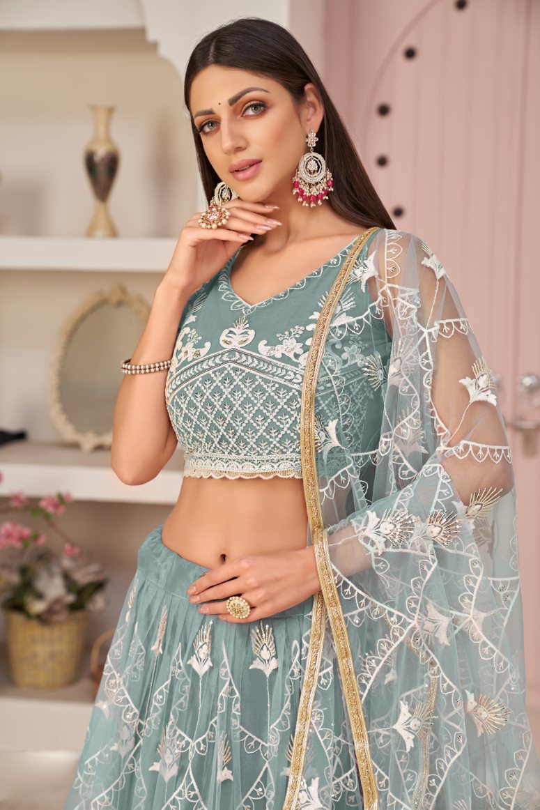 Latest Semi Stitched Lehenga Choli With Dupatta.