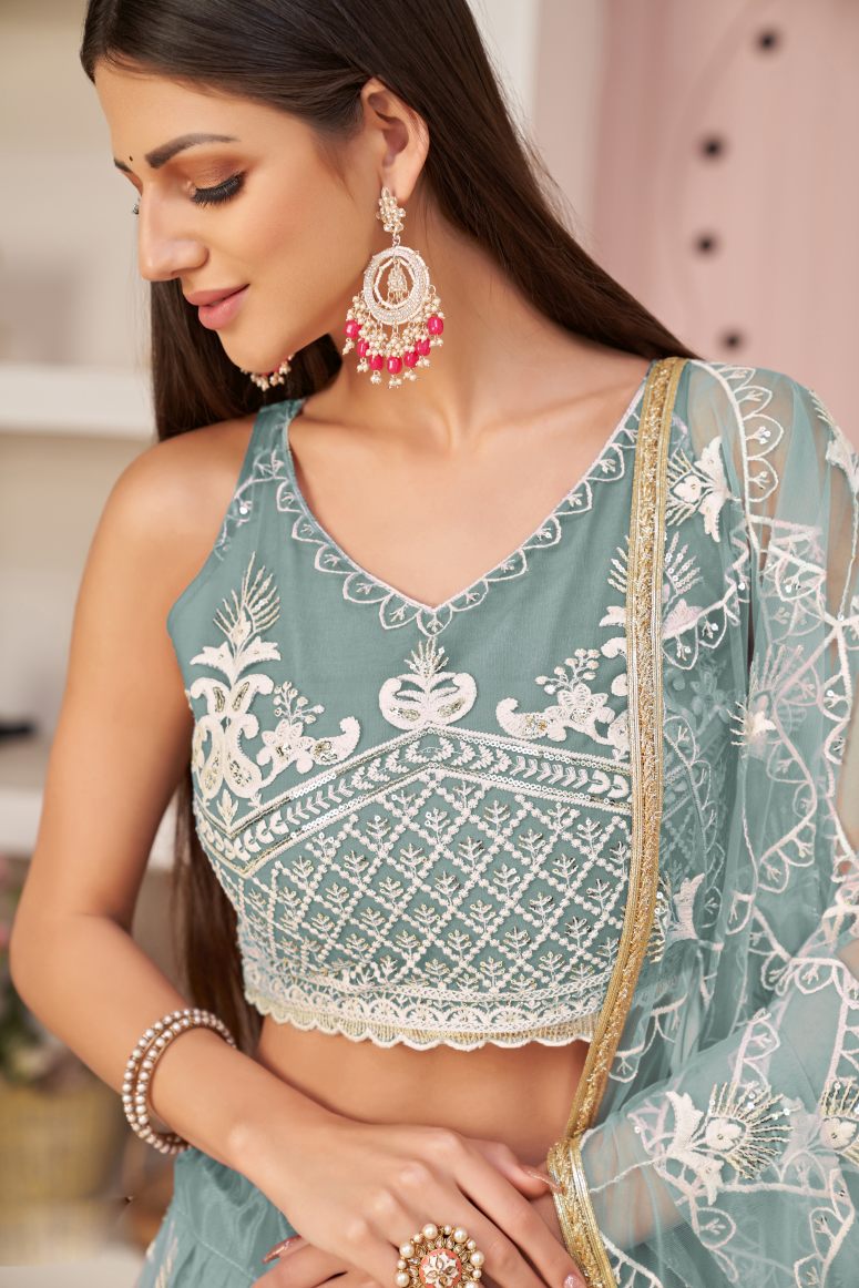 Latest Semi Stitched Lehenga Choli With Dupatta.