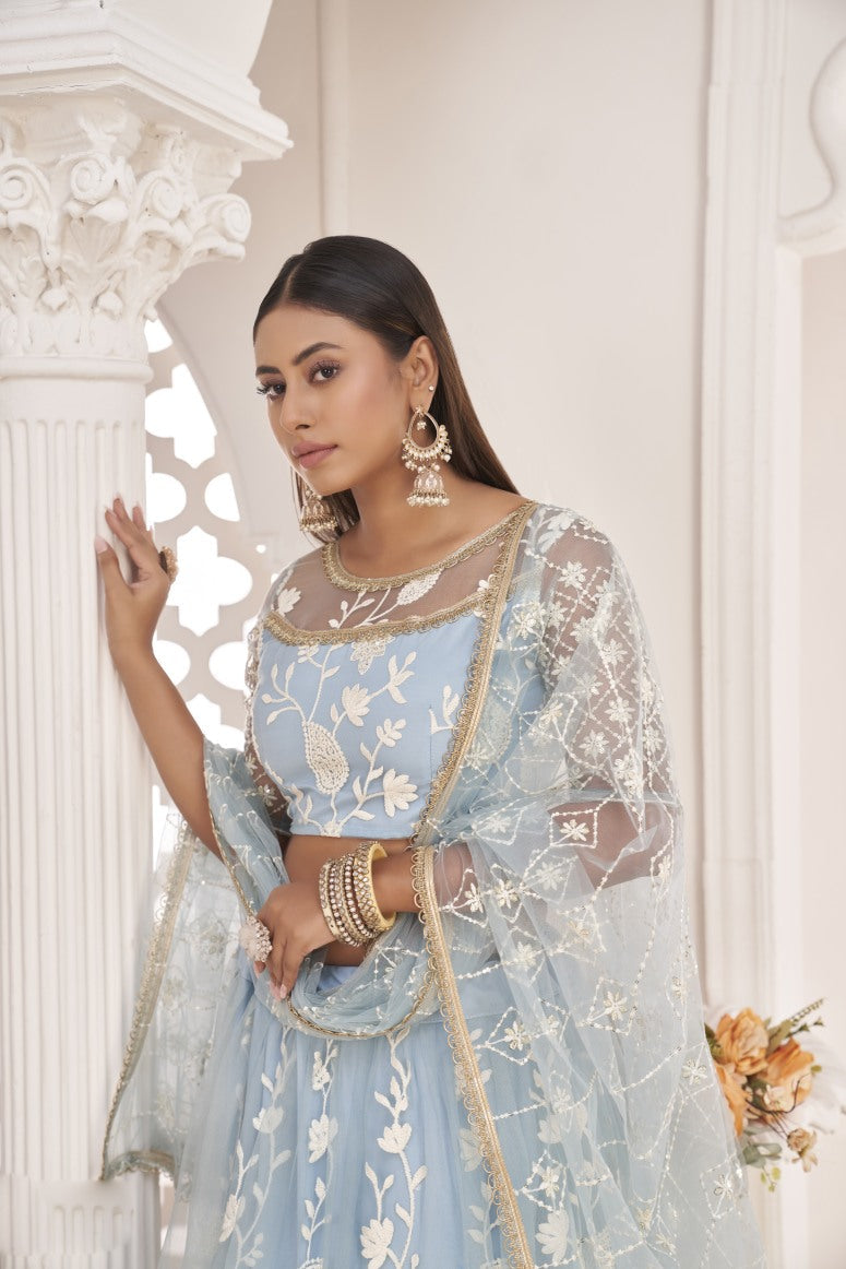Latest Semi Stitched Lehenga Choli With Dupatta.