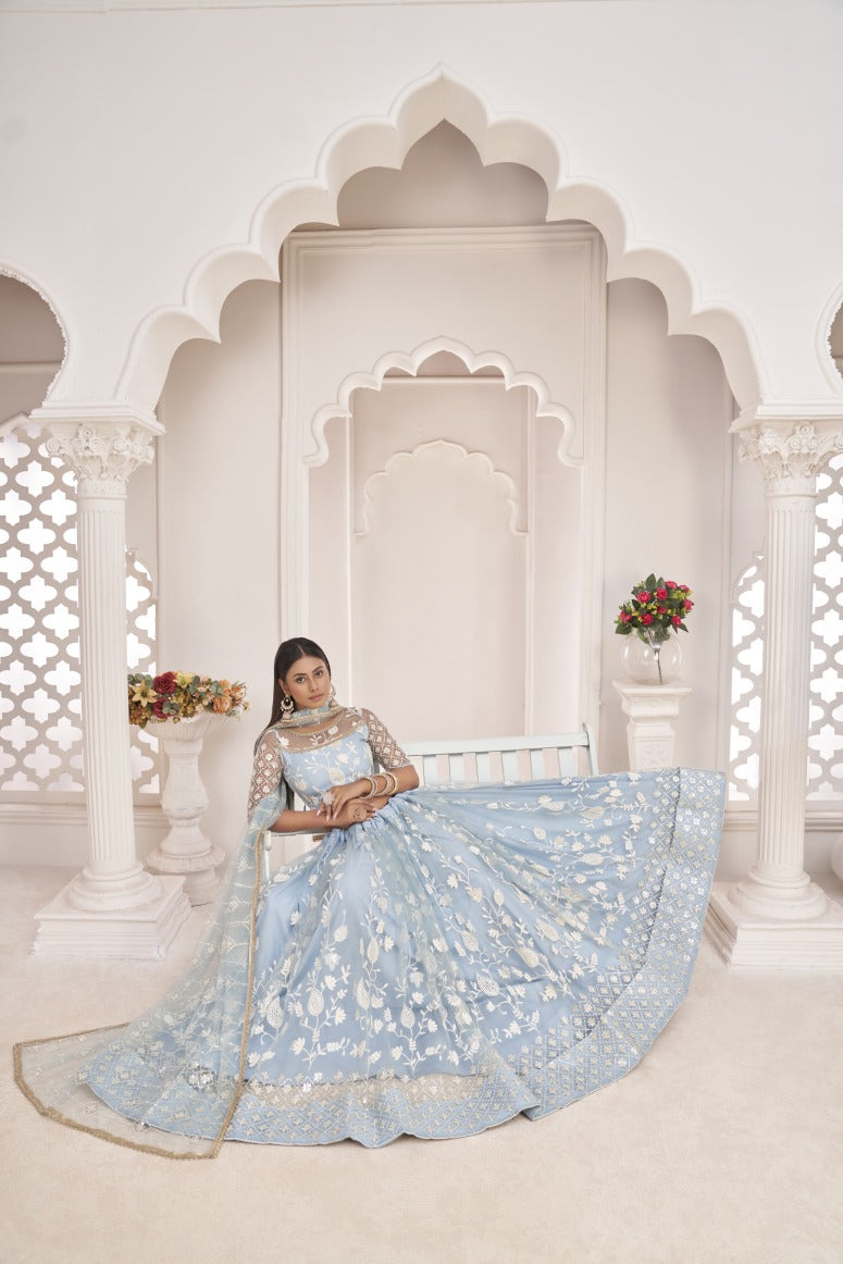Latest Semi Stitched Lehenga Choli With Dupatta.