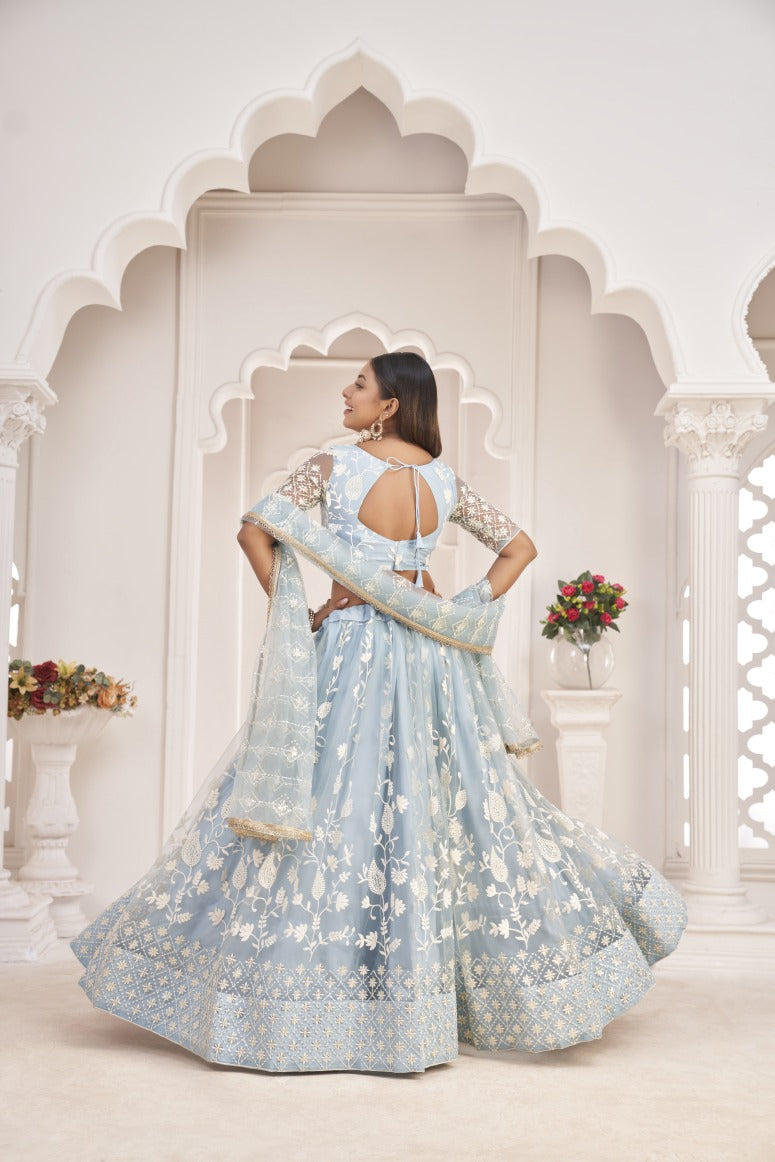 Latest Semi Stitched Lehenga Choli With Dupatta.