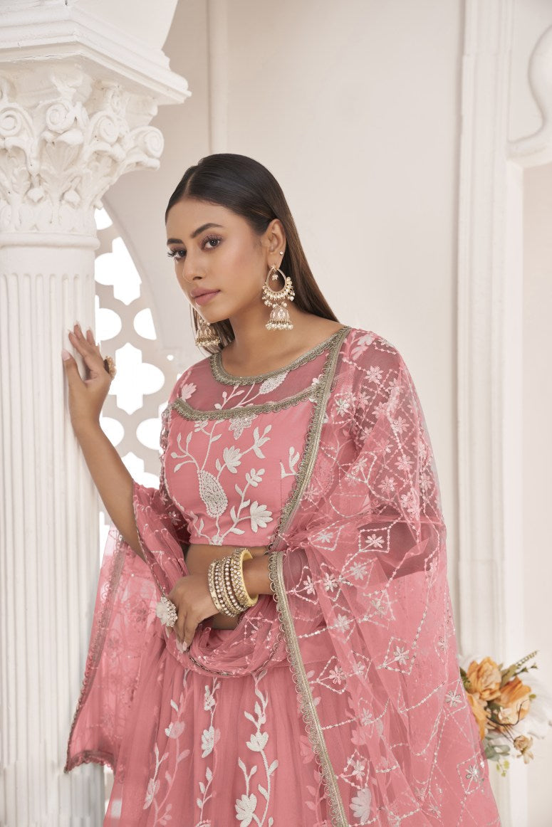 Latest Semi Stitched Lehenga Choli With Dupatta.
