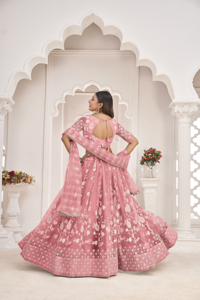Latest Semi Stitched Lehenga Choli With Dupatta.