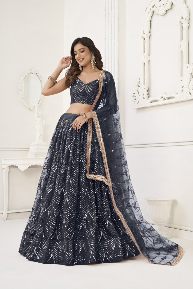 Latest Semi Stitched Lehenga Choli With Dupatta.