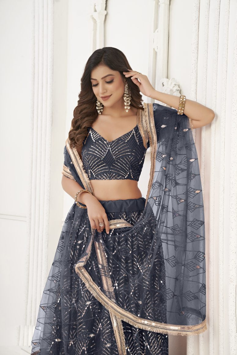 Latest Semi Stitched Lehenga Choli With Dupatta.