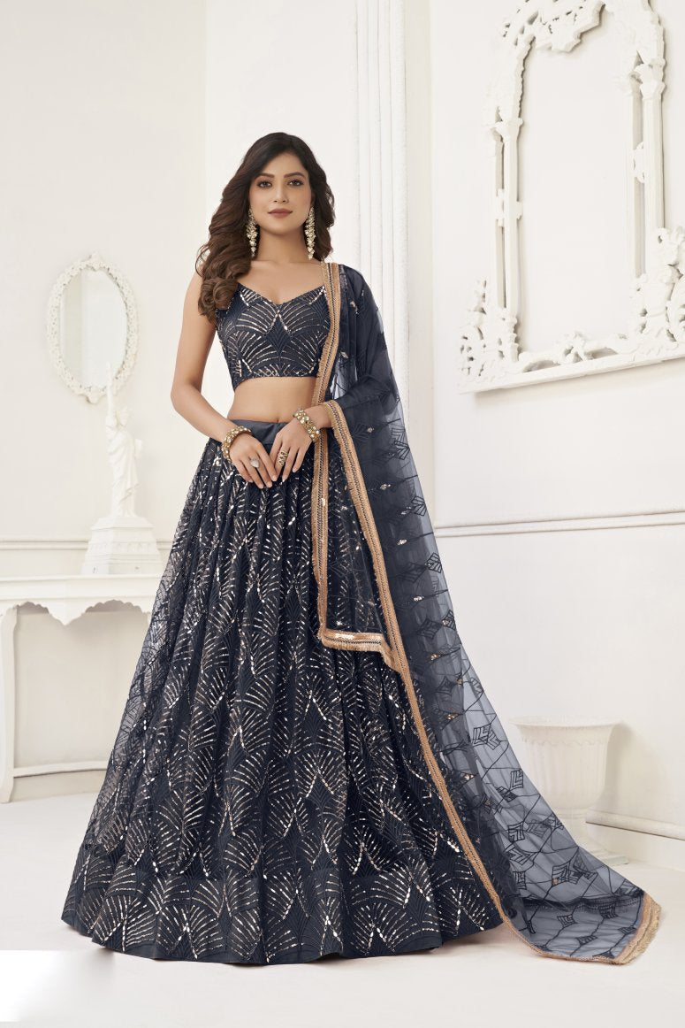 Latest Semi Stitched Lehenga Choli With Dupatta.