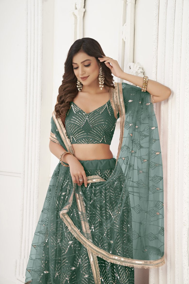 Latest Semi Stitched Lehenga Choli With Dupatta.
