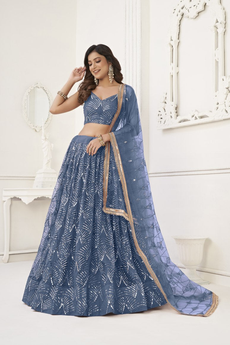 Latest Semi Stitched Lehenga Choli With Dupatta.