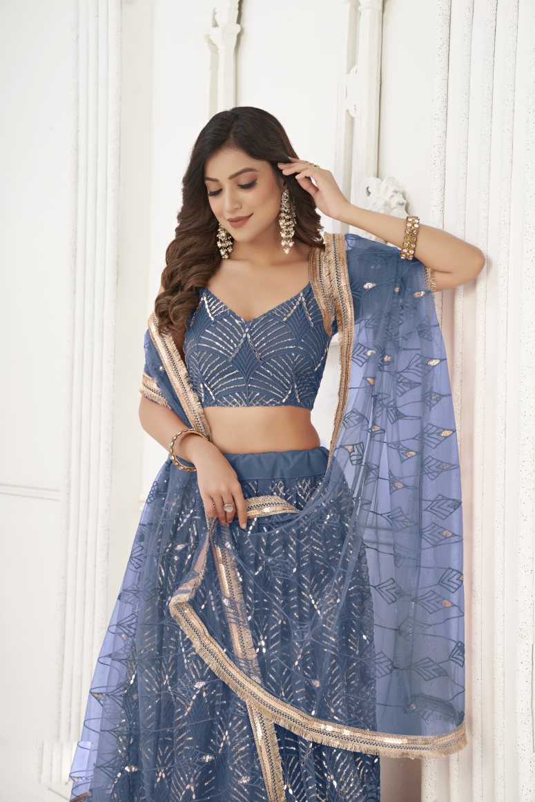 Latest Semi Stitched Lehenga Choli With Dupatta.