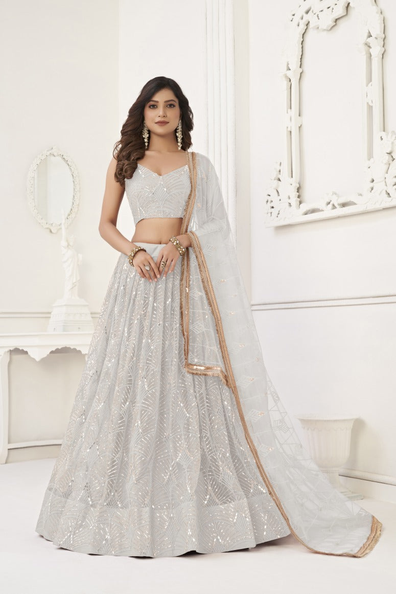 Latest Semi Stitched Lehenga Choli With Dupatta.