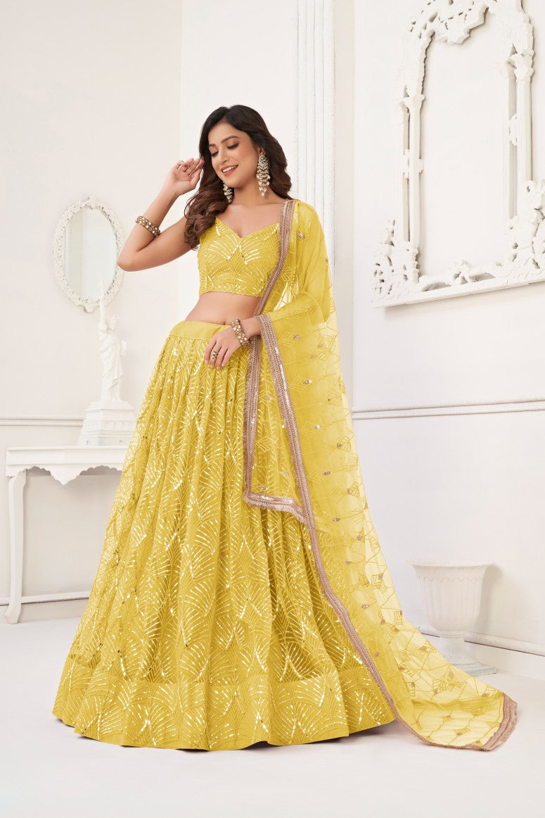 Latest Semi Stitched Lehenga Choli With Dupatta.