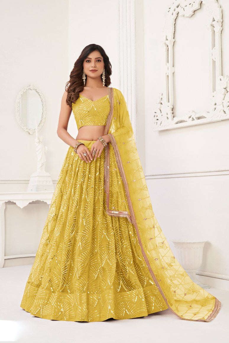 Latest Semi Stitched Lehenga Choli With Dupatta.