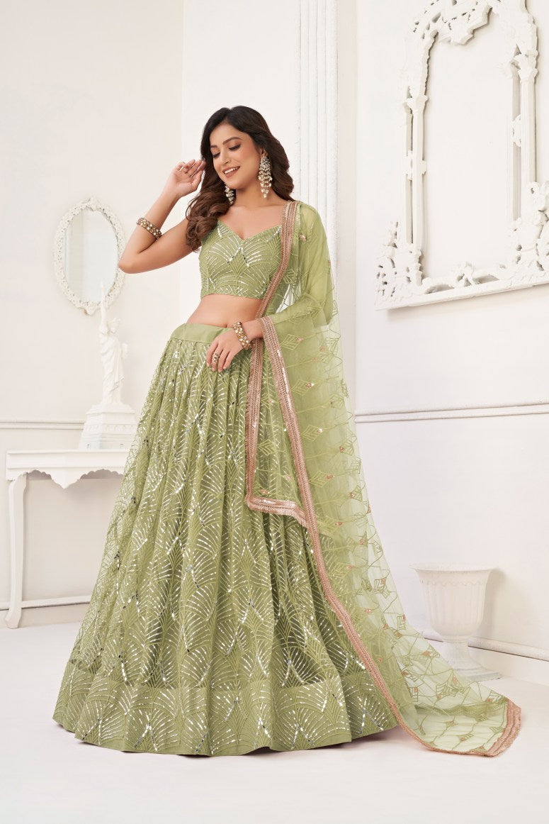 Latest Semi Stitched Lehenga Choli With Dupatta.
