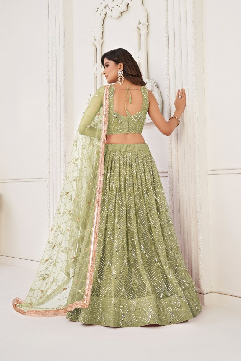 Latest Semi Stitched Lehenga Choli With Dupatta.