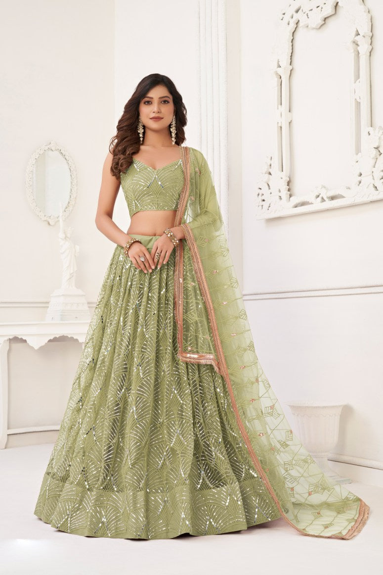 Latest Semi Stitched Lehenga Choli With Dupatta.