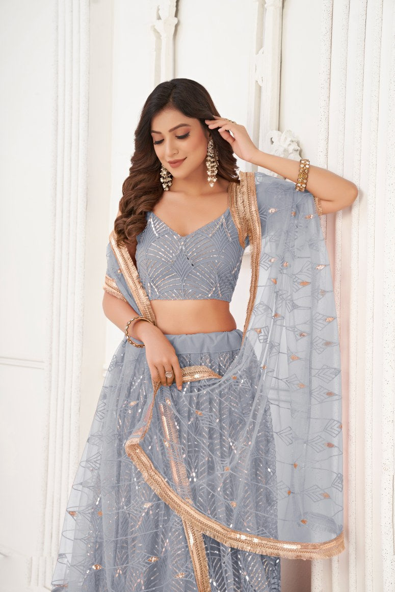 Latest Semi Stitched Lehenga Choli With Dupatta.