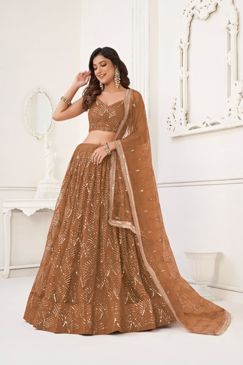 Latest Semi Stitched Lehenga Choli With Dupatta.